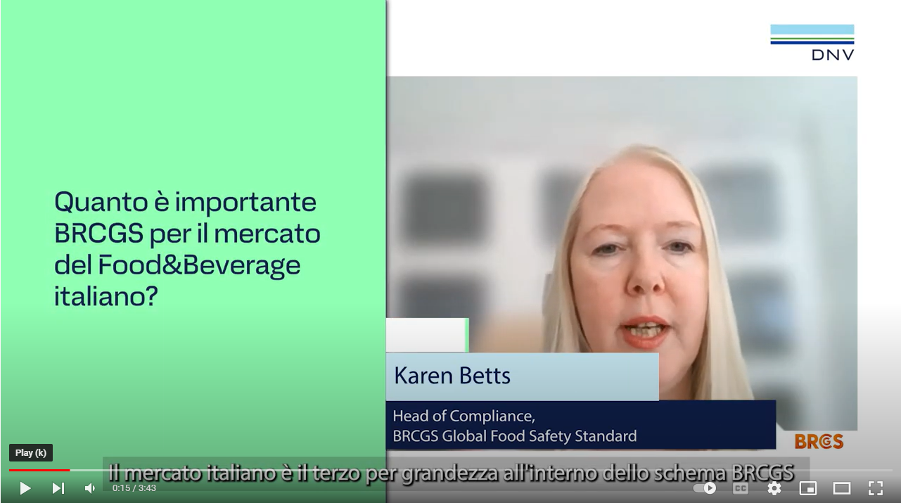 Insights Talk Parliamo Di BRCGS Con Karen Betts